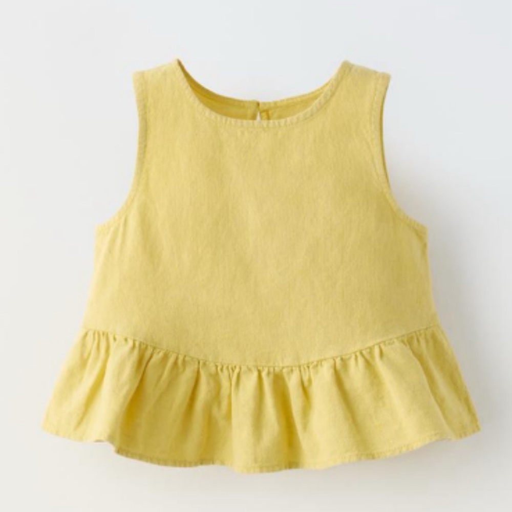 Zara Matching Linen Blend Set